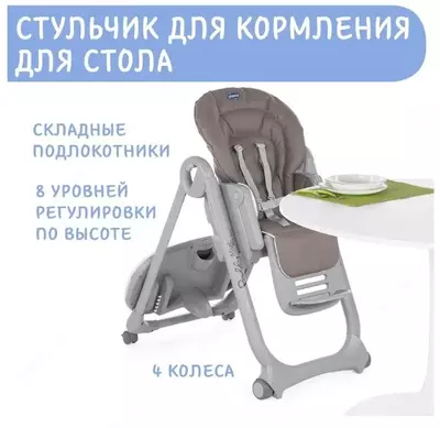 Стульчик для кормления Chicco Polly Magic Relax