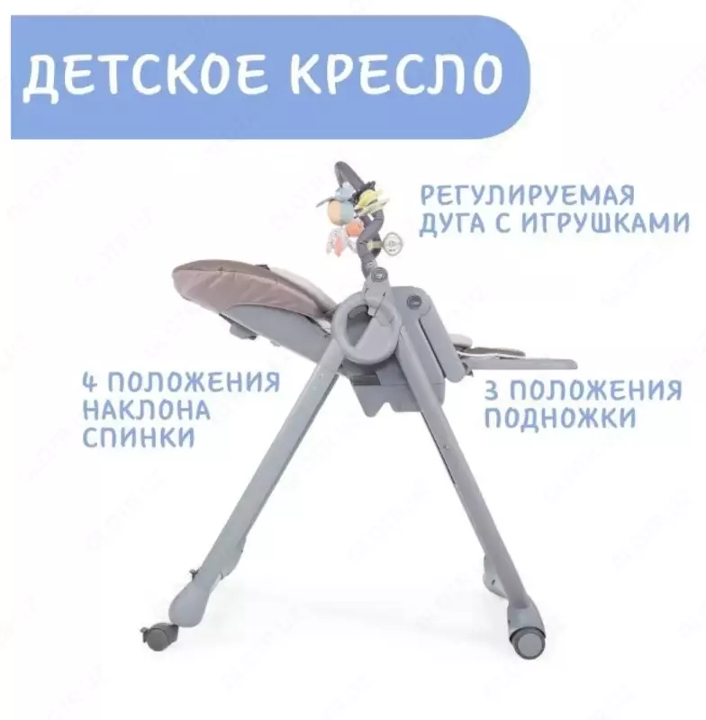 Стульчик для кормления Chicco Polly Magic Relax