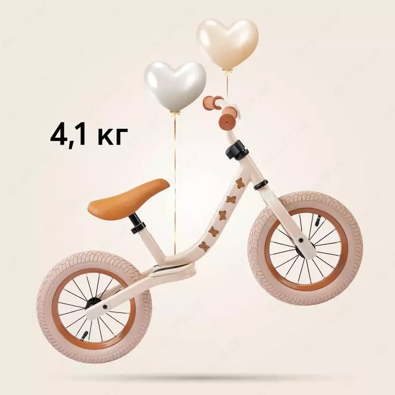 Беговел FRANKY Happy Baby Великобритания , бежевый