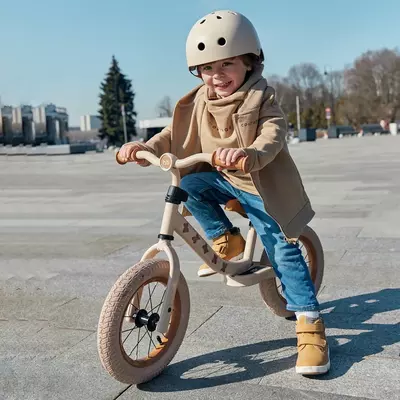 Беговел FRANKY Happy Baby Великобритания , бежевый