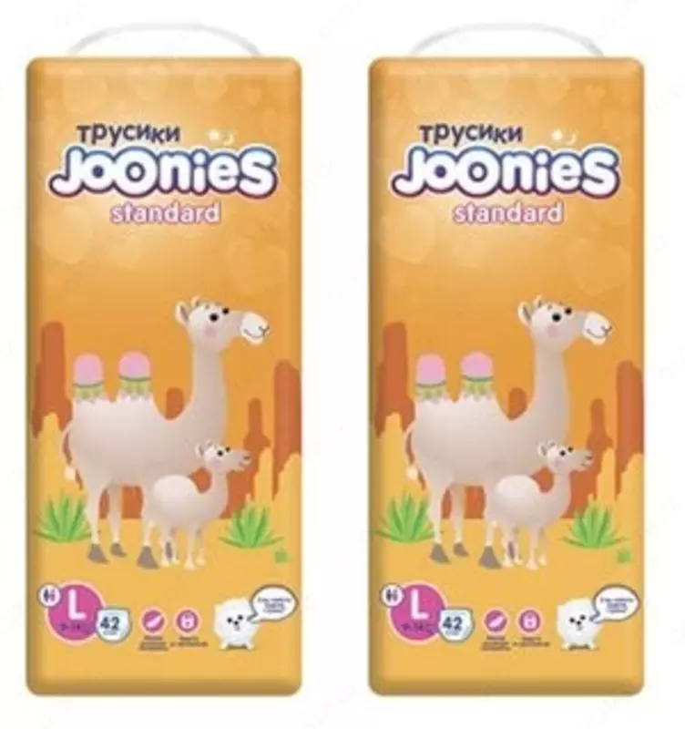 Joonies Трусики Standard L (9-14 кг), 42 шт., 2 уп.