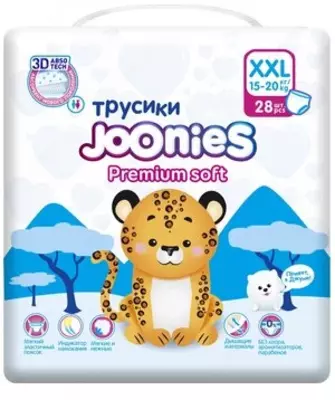 Joonies трусики Premium Soft XXL, 15-20 кг, 28 шт.