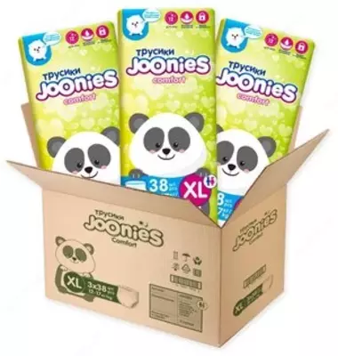 Joonies трусики Comfort XL, 12-17 кг, 38 шт., 3 уп.