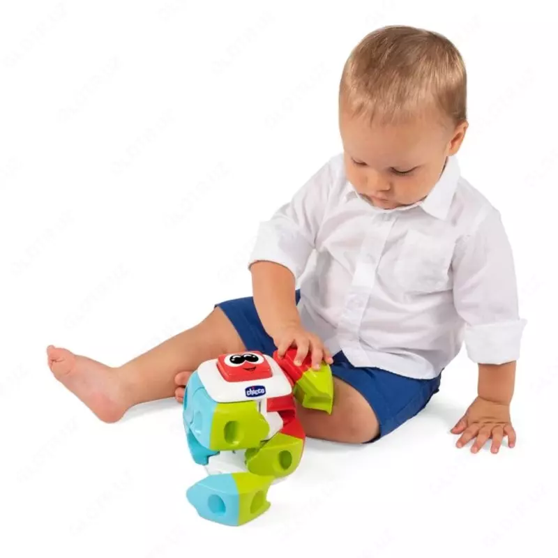 Chicco Игрушка-конструктор 2 в 1 Chicco Куб 18м+
