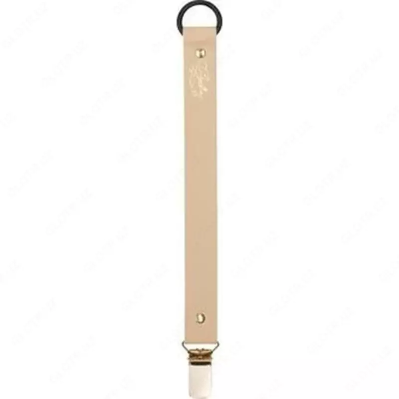 Держатель для пустышки Bjallra of Sweden – коллекция Beige Faux Leather (BC1043)