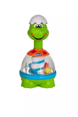 Игрушка юла развивающая Chicco Динозаврик для детей от 6 месяцев до 3 лет