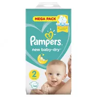 Pampers tagliklari yangi chaqaloq-yangi tugilgan chaqaloqlar uchun quruq p. 2 (4-8 kg) 144 dona.