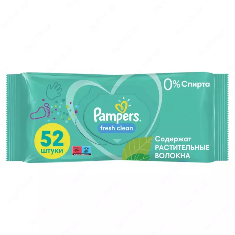Pampers Влажные салфетки для малышей Fresh Clean 52 шт.