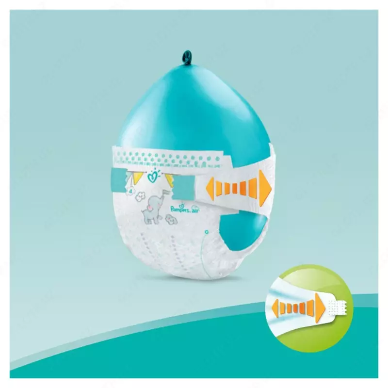  Pampers New Baby-Dry yangi tugilgan chaqaloqlar uchun tagliklar r.2 (4-8 kg) 27 dona. - 