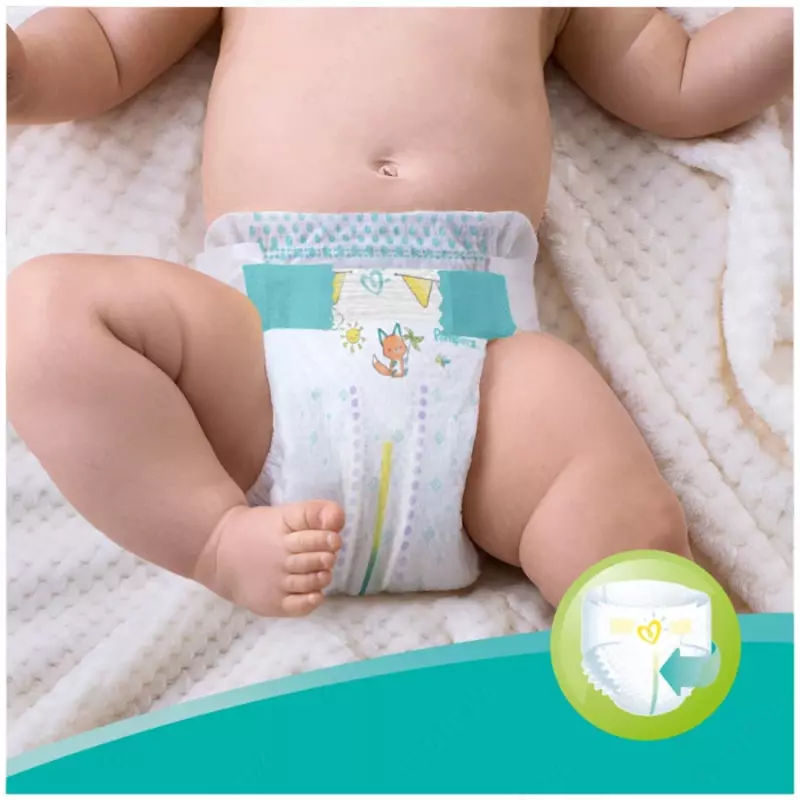  Pampers New Baby-Dry yangi tugilgan chaqaloqlar uchun tagliklar r.2 (4-8 kg) 27 dona. Chakana savdo