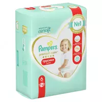 Pampers Подгузники-трусики Premium Care для малышей р.6 (15+ кг) 18 шт.