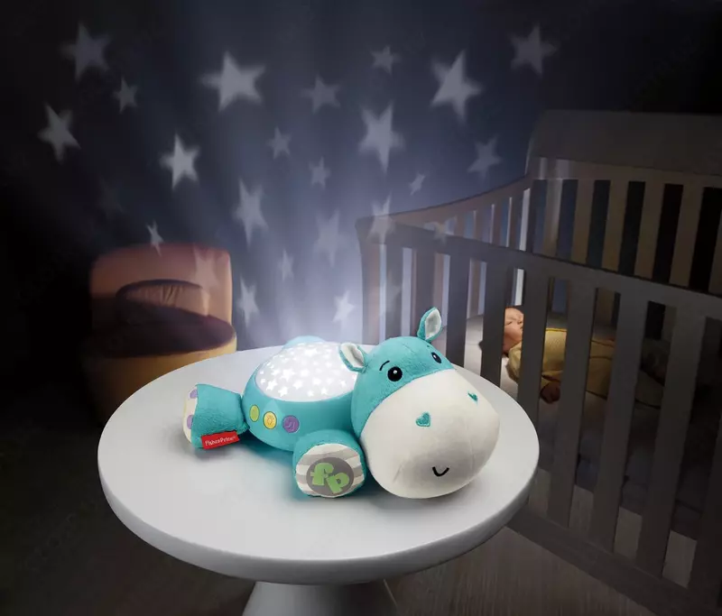 Музыкальный ночник-проектор "Гиппопотам"  от Fisher-Price