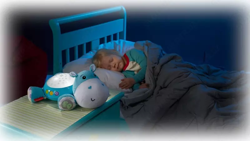 Музыкальный ночник-проектор "Гиппопотам"  от Fisher-Price