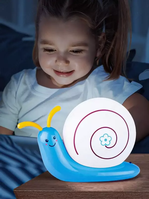 Эра Ночник светильник светодиодный аккумуляторный Улитка