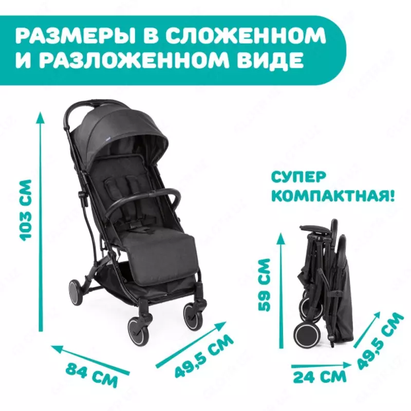 Прогулочная коляска Chicco Trolley Me