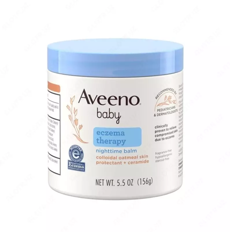 Детский увлажняющий ночной бальзам Aveeno от экземы 156 г