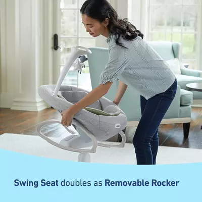 Детские качели Graco® Soothe My Way™ со съемным шезлонгом 2-в-1