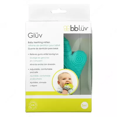 Bbluv, Gluv, рукавицы для прорезывания зубов, для детей от 3 мес