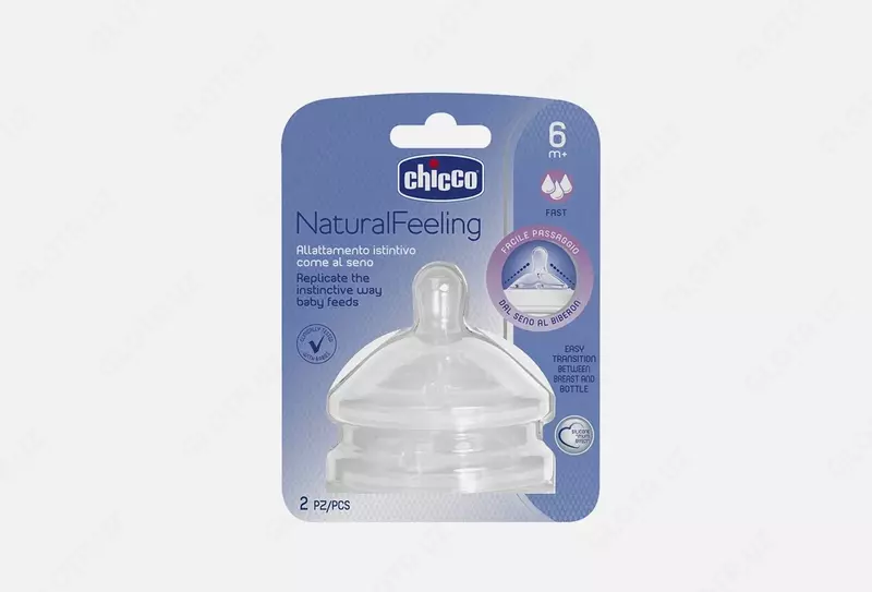 Соска для бутылочки CHICCO natural feeling 6+мес
