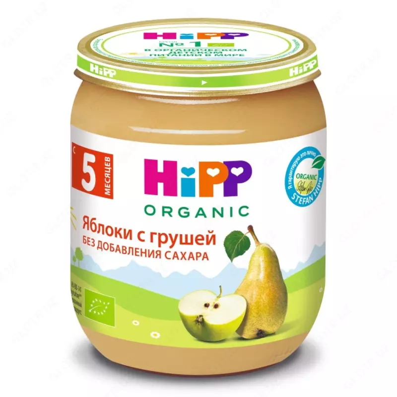 Hipp pyuresi 5 oylikdan olma bilan nok  125 g