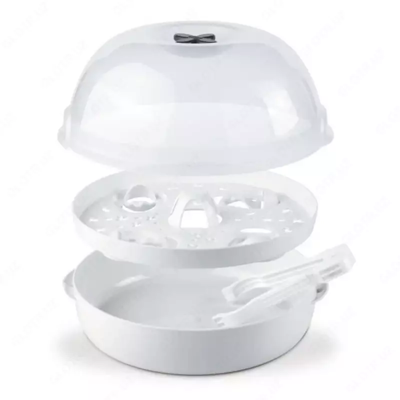 Nuk Micro Express Plus mikroto'lqinli bolalar shishasi bug ' sterilizatori