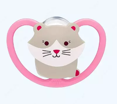 Nuk Пустышка 18-36 мес Space, силикон