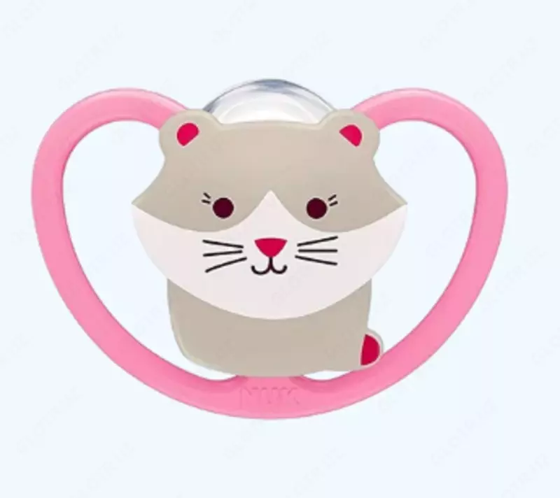 Nuk Пустышка 0-6 мес Space, силикон, без ВРА