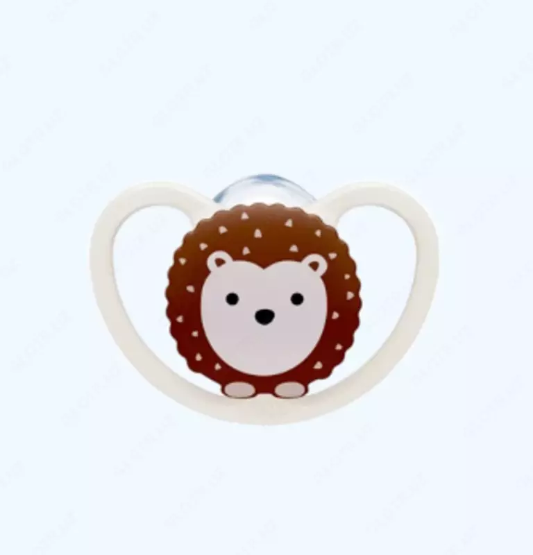 Nuk Пустышка 0-6 мес Space, силикон, без ВРА