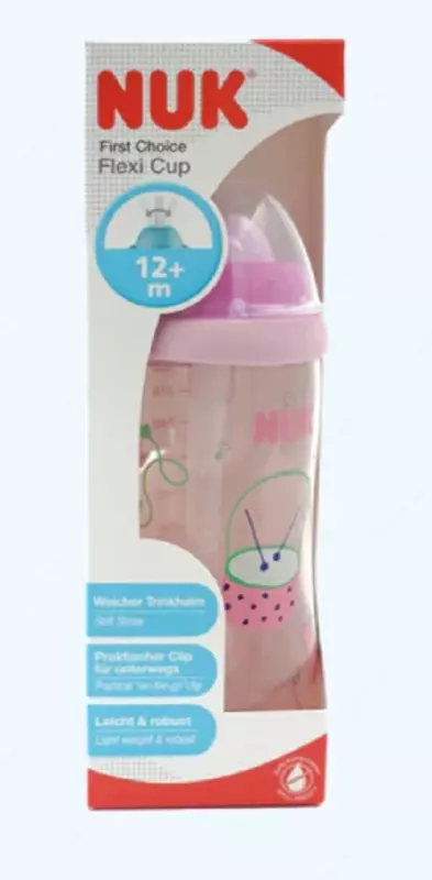 Nuk Поильник Flexi насадка-трубочка, 12+ мес, 300 мл