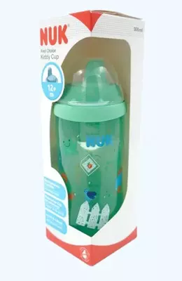 Nuk kiddy polipropilen nozulli ichimlik idishi, 12 + oy., 300 ml