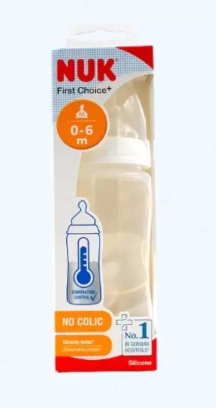 Nuk Бутылка FC+ Temp с силиконовой соской, сердце, 300 мл