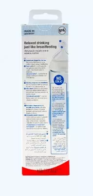 Silikon nipel bilan Nuk FC+ Temp shishasi, yurak, 300 ml