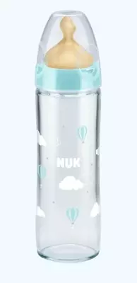 Nuk Бутылка Classik FC+ с латексной соской, стекло, 240 мл