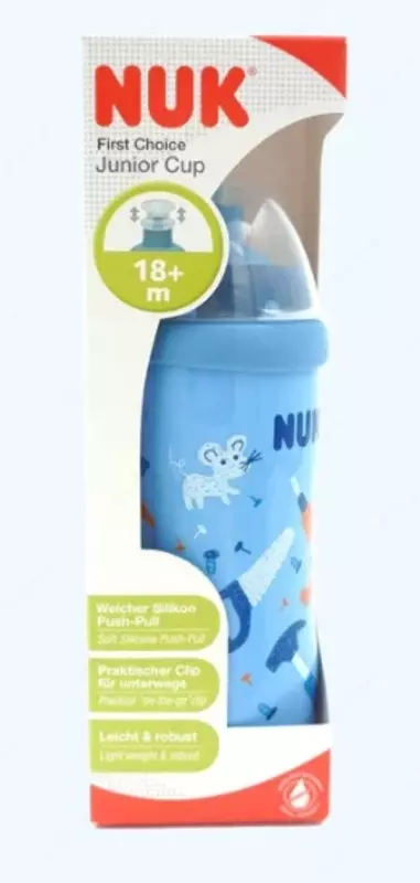Push-pull nozulli nuk Junior Sippy, 18 + oy., 300 ml