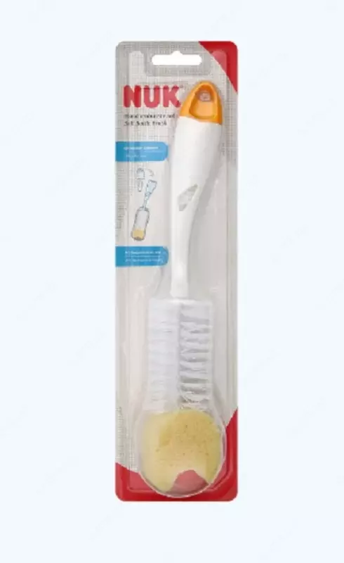 Nuk Ершик для бутылочки и соски со спонжем