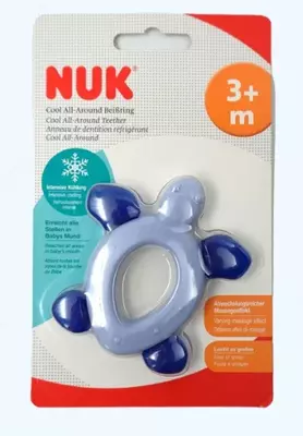 Nuk Прорезыватель для десен Черепашка охлаждающий, 3+ мес.
