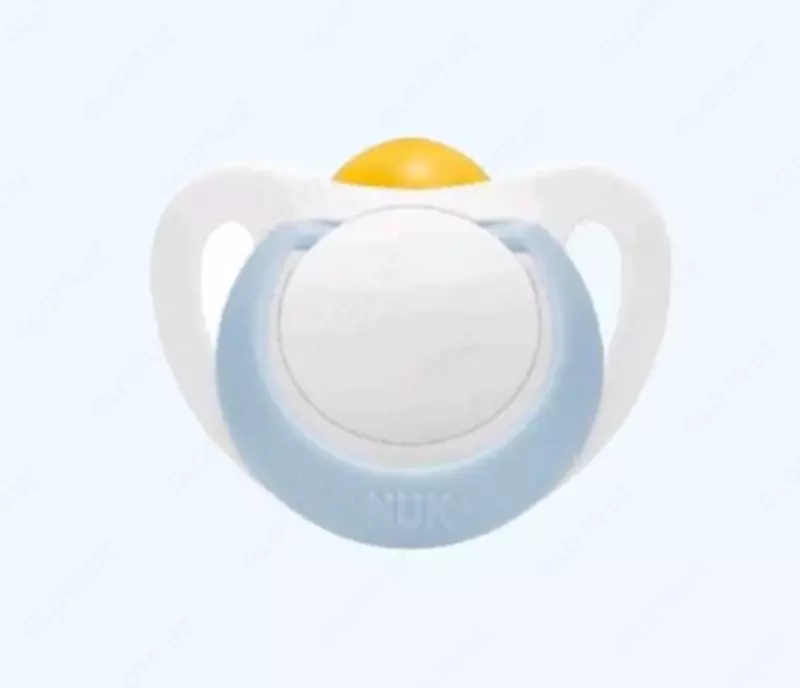 Nuk Пустышка Star латексная, для мальчика, 0-6 мес