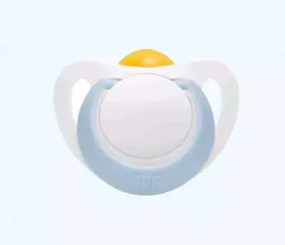 Nuk Пустышка Star латексная, для мальчика, 0-6 мес