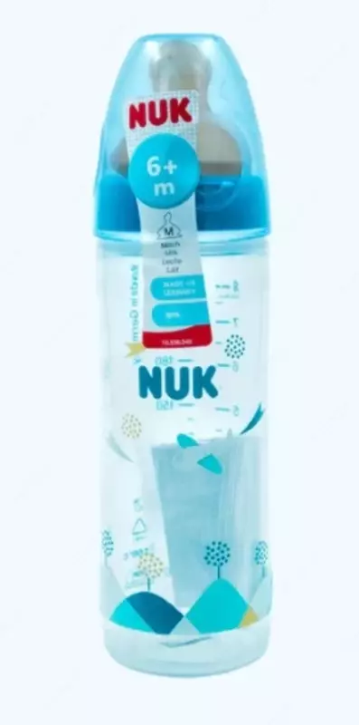 Nuk Бутылка Classik с латексной соской, 6+ мес., 250 м