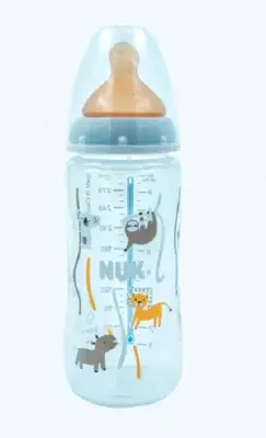 Nuk Бутылка FC+ Temp с латексной соской, носорог, 300 мл