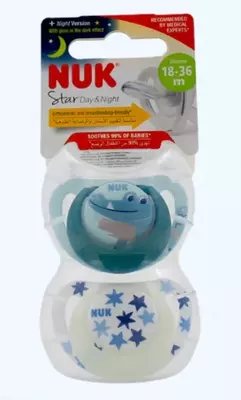 Nuk Star Day&Night so'rg'ichi, 6-18 oy., bola uchun, 2 dona