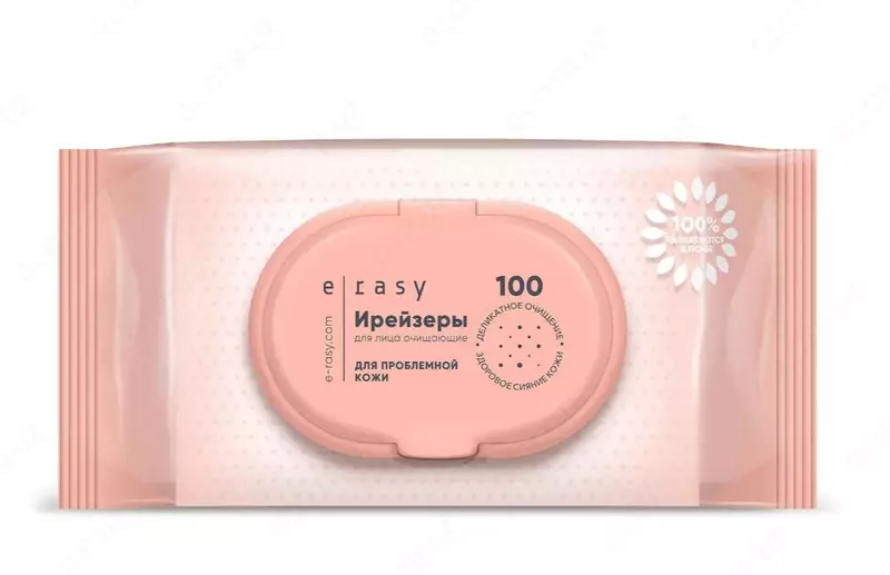 Ирейзеры для лица очищающие E-RASY для проблемной кожи 100 шт