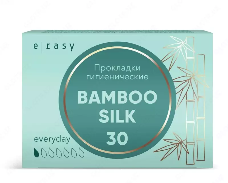 Прокладки E-RASY BAMBOO SILK Everyday 30 шт