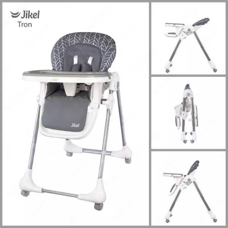 Стульчик для кормления Jikel Tron, серый