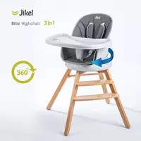 Стульчик для кормления Bibz от JIKEL 🇫🇷 (Франция) 360° трансформер 3 в 1 - CHICCOBABY.UZ