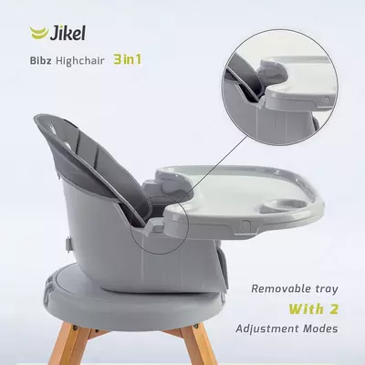 Стульчик для кормления Bibz от JIKEL 🇫🇷 (Франция) 360° трансформер 3 в 1