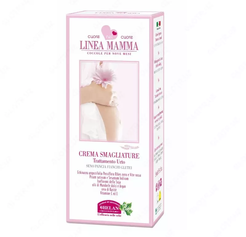 Helan organik Linea Mamma strech belgilari uchun krem - 150 ml