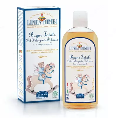Шампунь-гель Helan детский органический для волос и тела Linea Bimbi 250 мл
