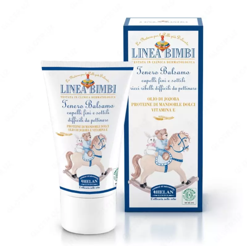 Бальзам Helan органический детский смягчающий для волос Linea Bimbi