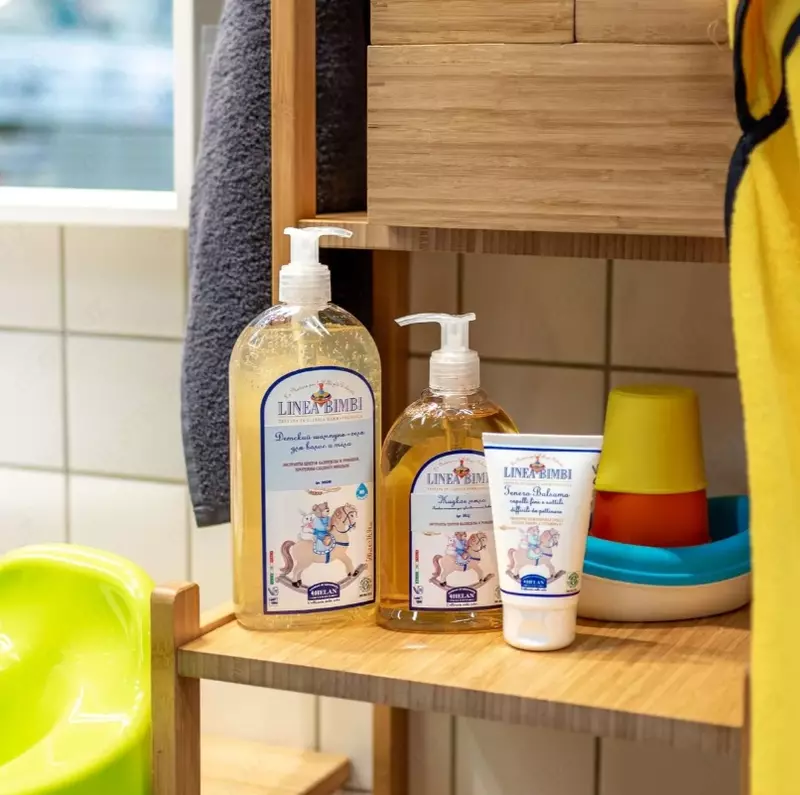 Бальзам Helan органический детский смягчающий для волос Linea Bimbi